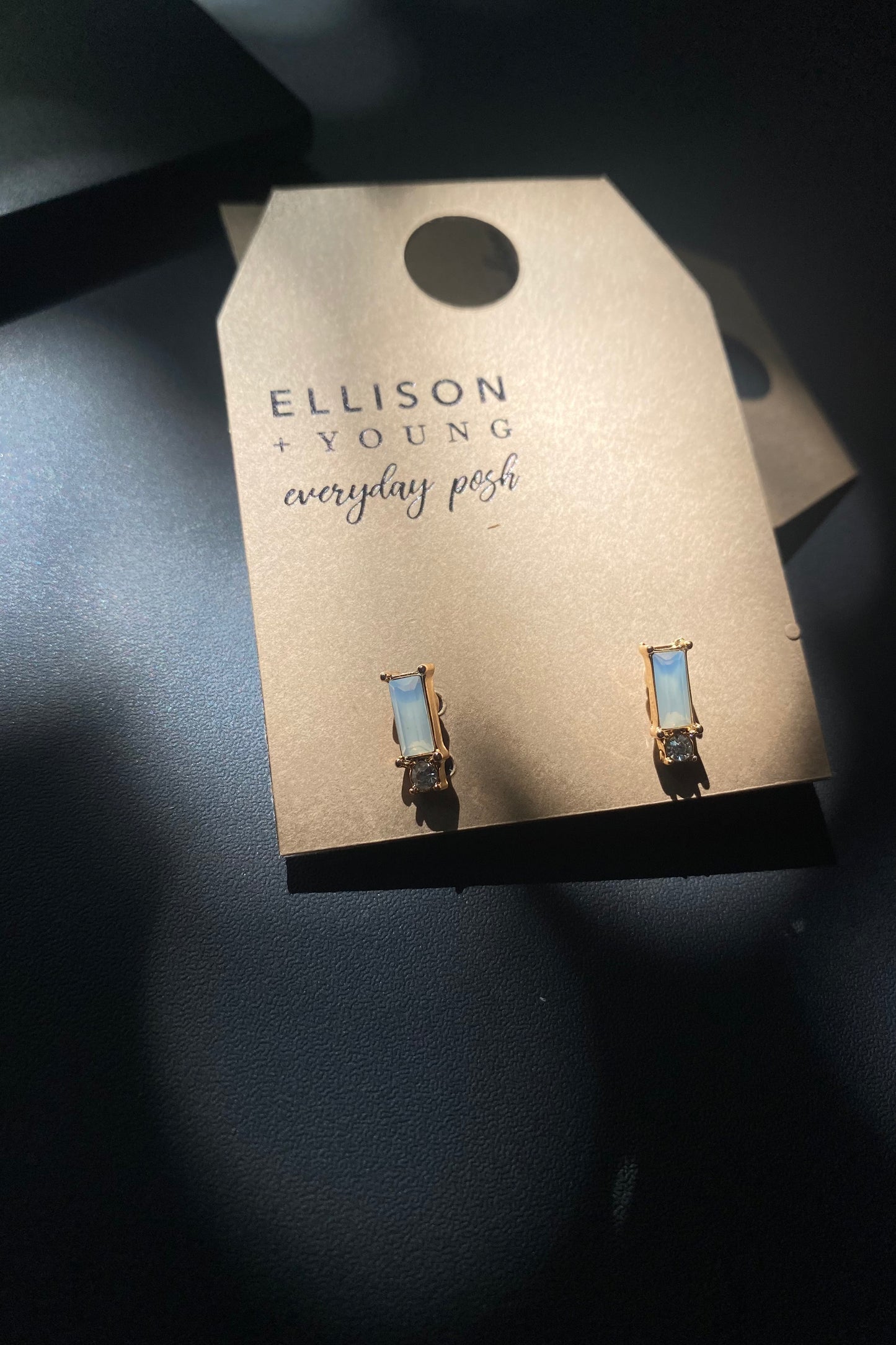 Baguette Cut Stud Earrings