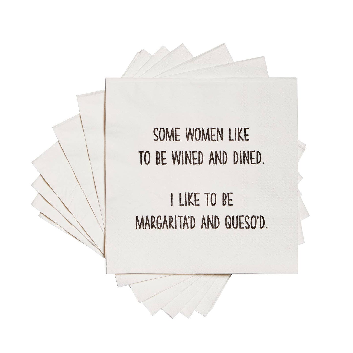 Wined & Dined Cocktail Napkin