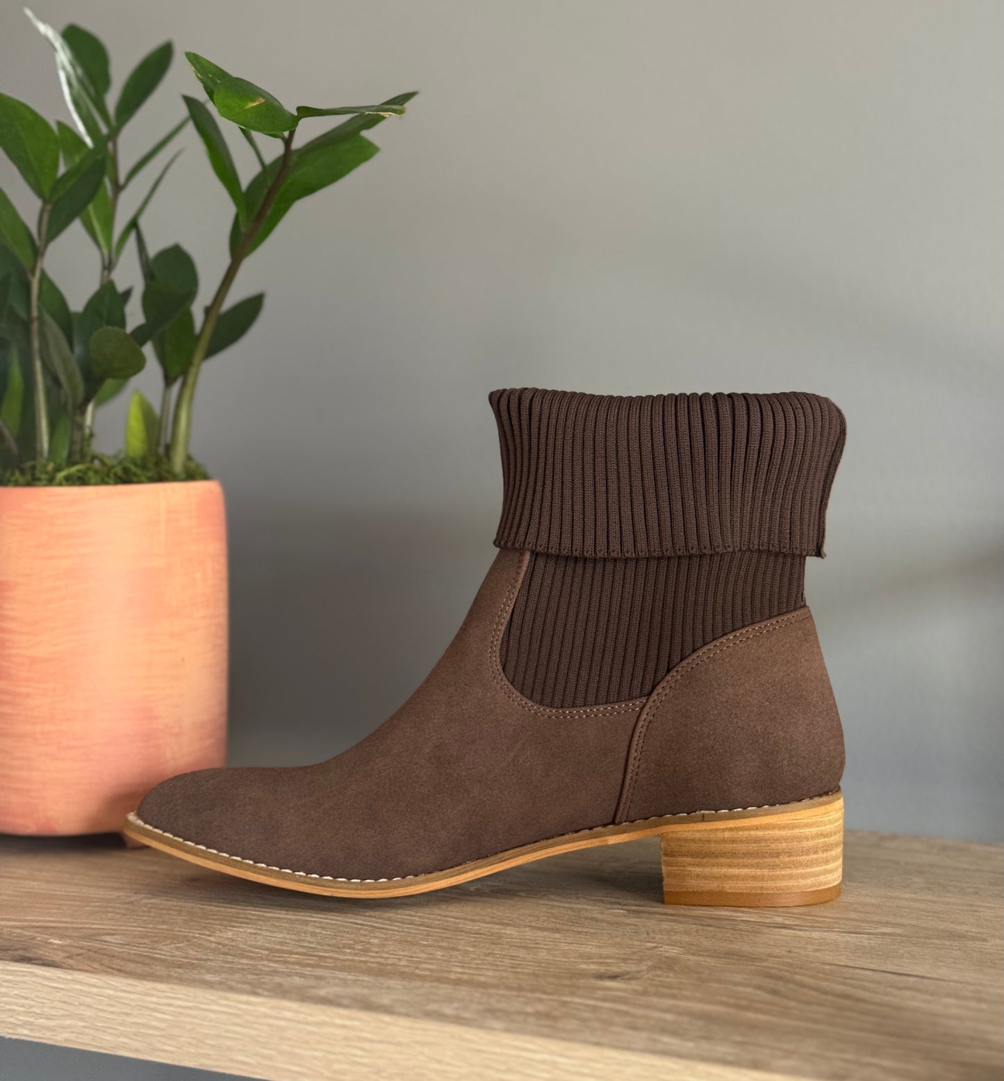Fold Over Sock Bootie